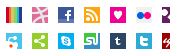 Íconos de Social Media