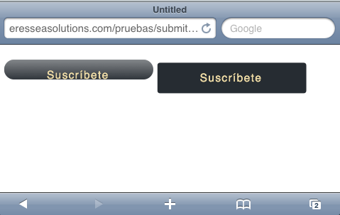 Botones en Mobile Safari