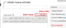 Editor Visual y Editor HTML
