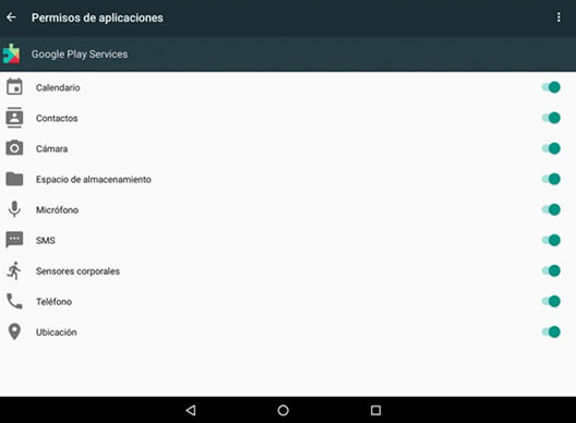 permisos app